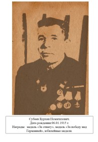 Субаев Бурхан Исмагилович
